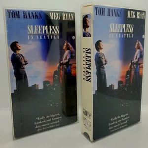 Sleepless In Seattle x2 (VHS 1993) 1 Factory Sealed 1 CIB! 1st Print Mint! 🎬 - Picture 1 of 13