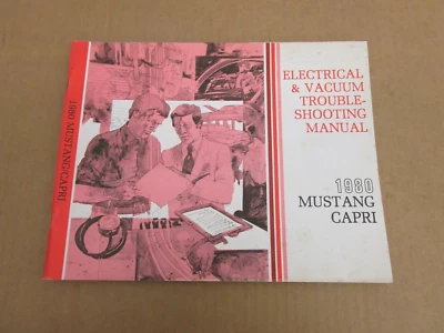 Ford Mustang Capri 1980 cableado de vacío eléctrico manual de servicio de taller Foto 1 de 4