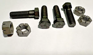 64-74 Mopar A B C E Body 340 383 440 Correct Exhaust Pipe Bolt to Manifold Set - Picture 1 of 2