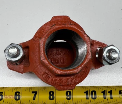 2-1/2" x 1-1/4" Gemlock FNPT Threaded Mechanical Tee Style 16 400-210-01660 New - Image 1 of 2