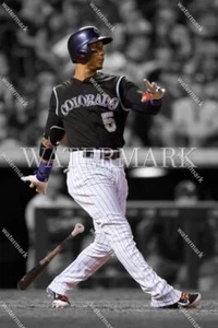 DF112 Carlos Gonzalez Colorado Rockies 8x10 11x14 16x20 Spotlight Photo - Picture 1 of 1