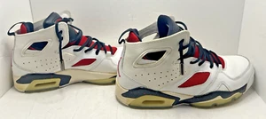 Nike Men Jordan Flightclub 91 Shoes Sneakers 555475-121 White/Red Men’s Size 9 - Picture 1 of 11