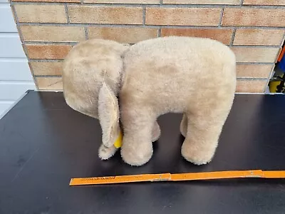 Seltene Steiff XXL Elefant Strohfüllung Antik Spielzeug Top Zustand • 800€