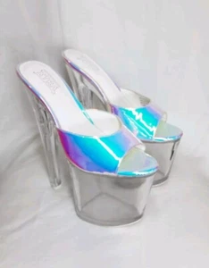 XTRA Exotic Dancer Heels Women's Size 6  Style:Sasha - NEW - Picture 1 of 9