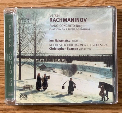 Rachmaninov: Piano Concerto #3, Rhapsody Paganini SACD (Nakamatsu soloist) - Image 1 of 2