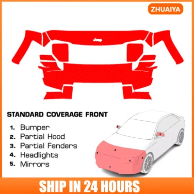 Kit de sujetador transparente de película de protección de pintura precortada de 8,5 millas PPF para Jeep Liberty 2008-2013 Foto 1 de 4