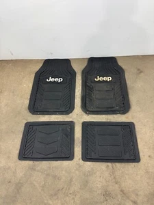 2015-2021 Jeep Renegade Compass Front and Rear Floor Mats Rudder Set of 4 OEM - Picture 1 of 7