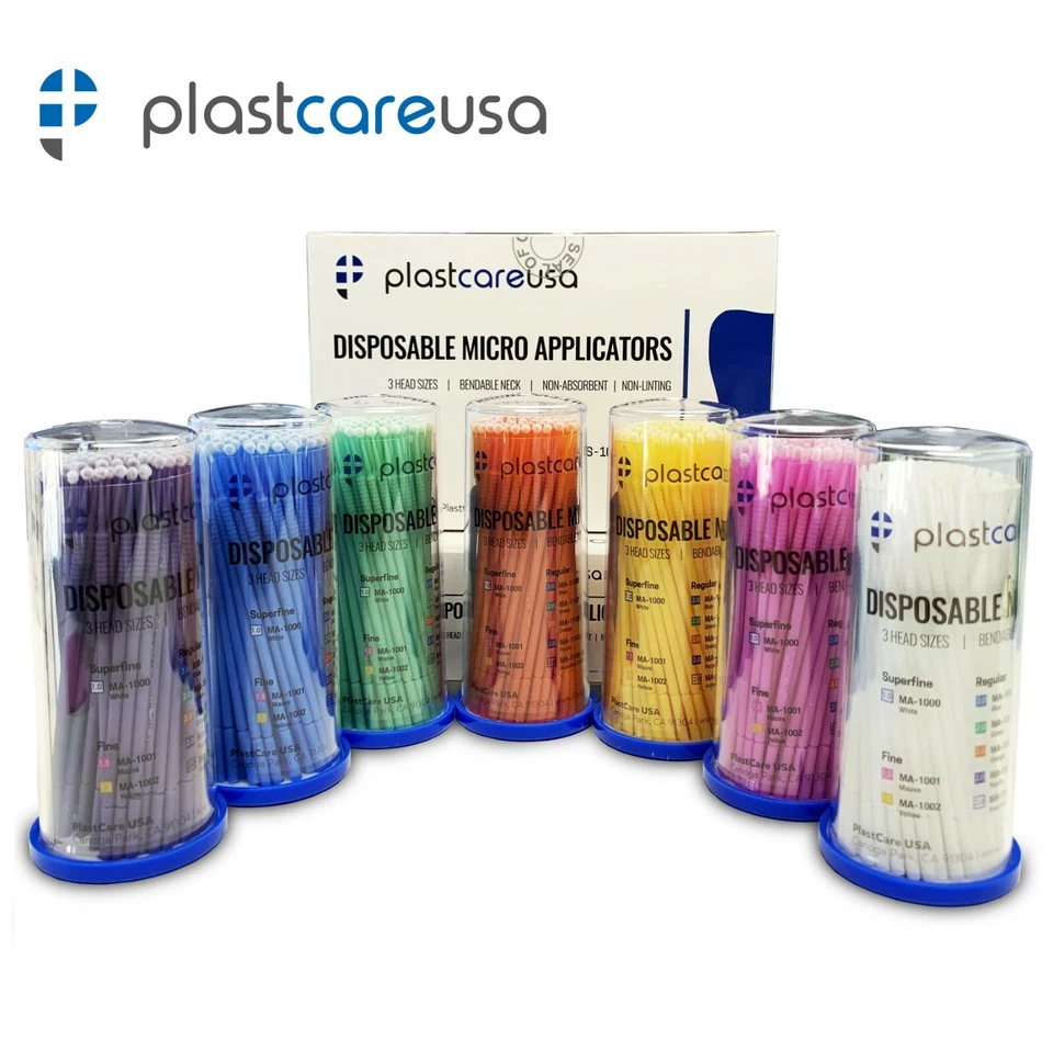 400 Micro Brushes Applicators Microbrush Dental (Regular, Fine, Super Fine) Eye - Image 1 of 1