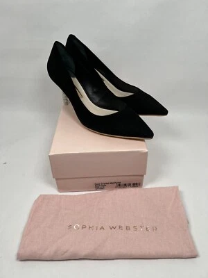 Zapatos de salón Sophia Webster de gamuza de tacón medio de cristal de coco talla 41,5 negros Foto 1 de 4