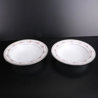 2 Cereal Bowls Noritake Glenwood 5770 Japan - image 1 of 4