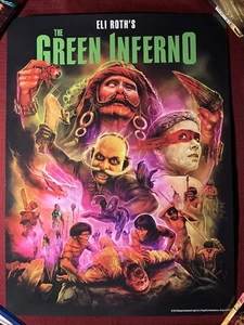 THE GREEN INFERNO Movie Poster 18 X 24 Scream Factory - Picture 1 of 1