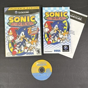 Sonic Mega Collection (Nintendo GameCube, 2002) CIB Complete Manual SEGA - Picture 1 of 9