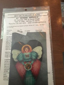 Folk Art /Decoative Painting Packet-VICTORIAN ANGEL-Ronnie Bringle/Jo Sonja Pain - Picture 1 of 2