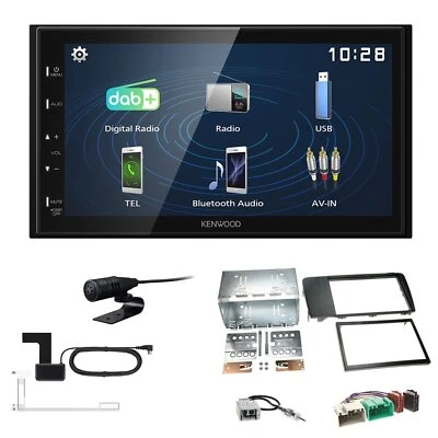 Kenwood 2DIN DAB+ Autoradio für Volvo XC70 2004-2007 schwarz - Bild 1 von 4