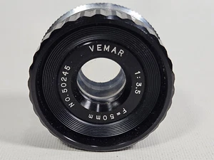Vemar F=50mm, 1:35, #50245 Vintage Camera Lens - Picture 1 of 4