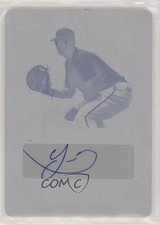 2020 Leaf Ultimate Draft Printing Plate Magenta 1/1 Lewin Diaz #BA-LD1 Auto 3b3
