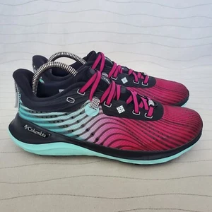 Columbia Womens Escape Ascent Trail Dark Pink Teal Black Ombre Shoes Size 7 - Picture 1 of 13