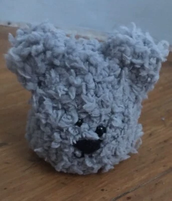 Hand Knitted Grey Bear  Egg Cosies - fantastic Easter present - Image 1 of 4