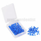 Dental Wedges Tooth Gap Wedge Safety Holes 134℃ Medical Plastic Blue-Extra small