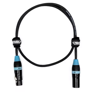 3' - 100' Color Coded 3-Pin Professional Light DMX Cable with Locking XLR Ends - Picture 1 of 21