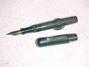 EARLY BHR CONKLIN CRESENT FILLER - 40P - ANTIQUE FOUNTAIN PEN - Picture 1 of 10