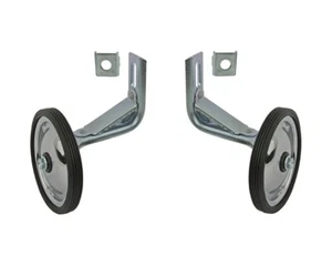 Kids Universal Bicycle Heavy Duty Steel Chrome Training Wheel for 12'' Bikes. - Picture 1 of 1