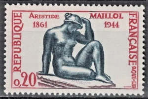 France:1961 SC#984 MNH Aristide Maillol, sculptor, birth cent.  AL814 - Picture 1 of 2