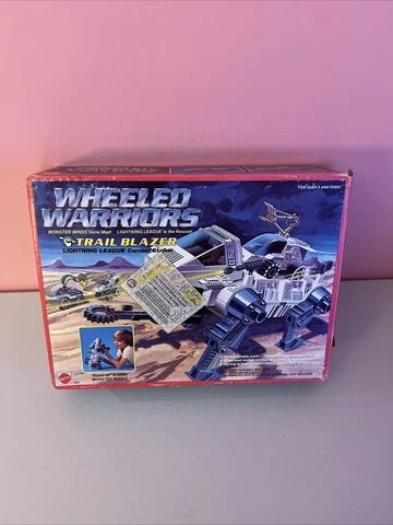 1985 Mattel Wheeled Warriors - Trail Blazer - Complete, New Open Box Cover