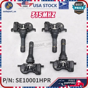 Set(4) Tire Pressure Monitoring Sensors TPMS For Buick Cadillac Chevrolet 04-19 - Picture 1 of 10