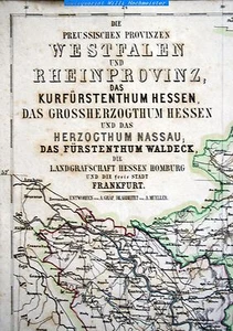 A.Gräf/A.Müller-Las provincias prusianas de Westfalia y provincias del Rin... - Imagen 1 de 10