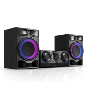 Pyle 3-Piece Mini Hi-Fi BT Stereo System with MP3, USB, FM Radio (black) - Picture 1 of 6