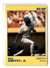 1990  Star Promo Ken Griffey Jr. Seattle Mariners Yellow Blank Back 202330