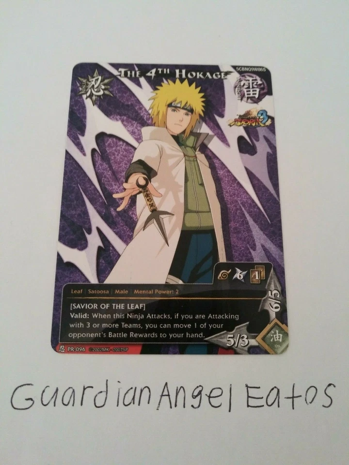 Naruto TCG CCG The 4th Hokage Promo Card English Near Mint - Image 1 of 1