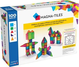 Klassisches 100-teiliges Magnetbau-Set, das ORIGINAL Magnetbau-B... - Bild 1 von 12
