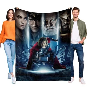 Thor Flannel Blanket: Ultra-Soft Bed & Sofa Cover, Ideal Gift for Boys & Girls - Picture 1 of 10
