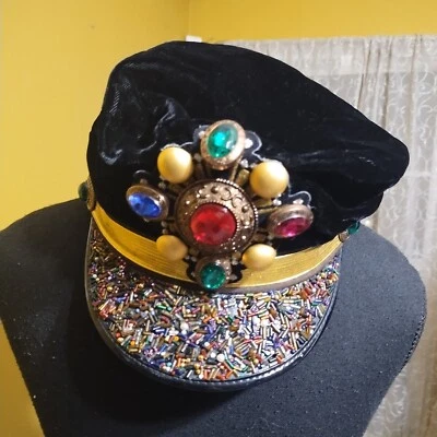 NWT Hooray Henri Los Angeles Embellished Captain Sailor Hat - Image 1 of 4