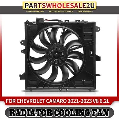Radiator Cooling Fan Assembly w/ Brushless Motor for Chevrolet Camaro V8 6.2L - Image 1 of 4