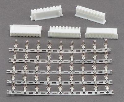 (5) 8S - 9 Pin JST-XH / Align Replacement Male LiPo Balance Connectors w/ Pins - Image 1 of 3