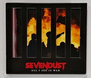 SEVENDUST - ALL I SEE IS WAR CD -12 Tracks- VGC-HTF Album - Picture 1 of 4