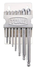 TONE SUS Long Ball Point L-Shaped Wrench Set SBL700, 7-Piece Set - Picture 1 of 6