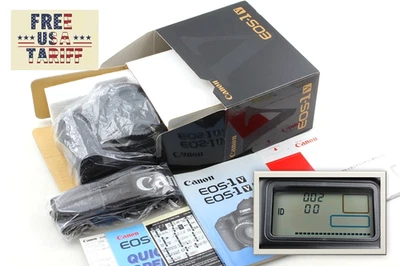 ⏯️ Count 002 [ALMOST UNUSED in Box] Canon EOS 1V 35mm SLR Film Camera Body JAPAN - Image 1 of 4