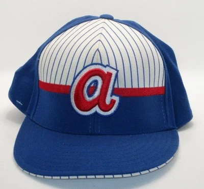 Gorra Atlanta A Ball Cap Talla 7 1/2 Modelo Profesional Sombrero Hecho por American Needle Foto 1 de 4