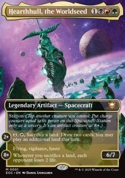 Magic/MTG Hearthhull, the Worldseed EOC-1 Mythic Deutsch Neu Foil - Bild 1 von 2