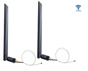 Antena 6dBi 433MHz 20cm+U.FL o I.PX4 coleta máx. 25cm red LWPAN - Imagen 1 de 10