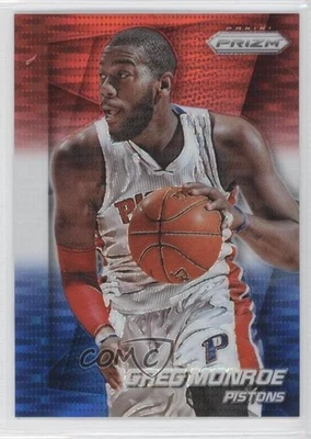 2014-15 Panini Prizm Red White & Blue Pulsar Prizm Greg Monroe #103 - Image 1 of 2