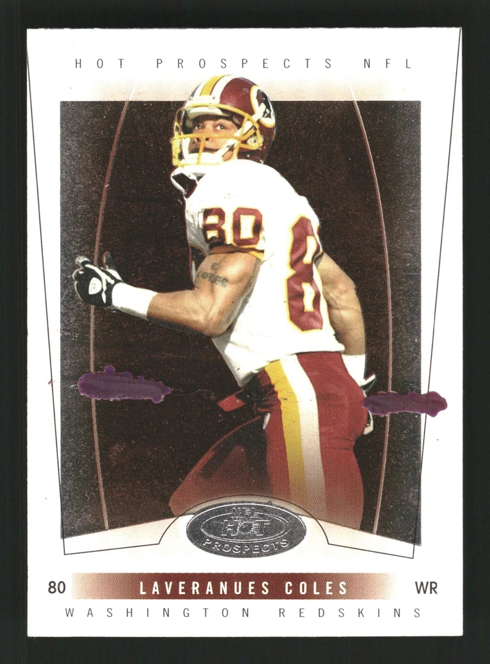 Laveranues Coles 2004 Fleer Hot Prospects #70 Washington Redskins - Image 1 of 2