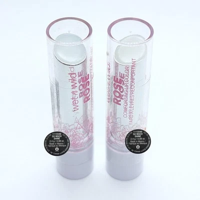 Wet N Wild Rose Comforting Lipstick So Much Shine, Sealed, -LOT OF 2- - Image 1 of 4