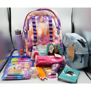 Mochila Tie-Dye EcoTech + Fiambrera Ember Kit de Suministros de Regreso a la Escuela Regalo - Imagen 1 de 18