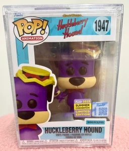 EXCLUSIVE FUNKO POP Huckleberry Hound Purple Chase Variant | LE 1000 | 2025 SDCC - Picture 1 of 4