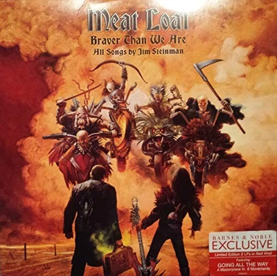 New: MEATLOAF - Braver Than We Are - Barnes & Noble Limited Edition 2 LPs in Red - Image 1 of 2